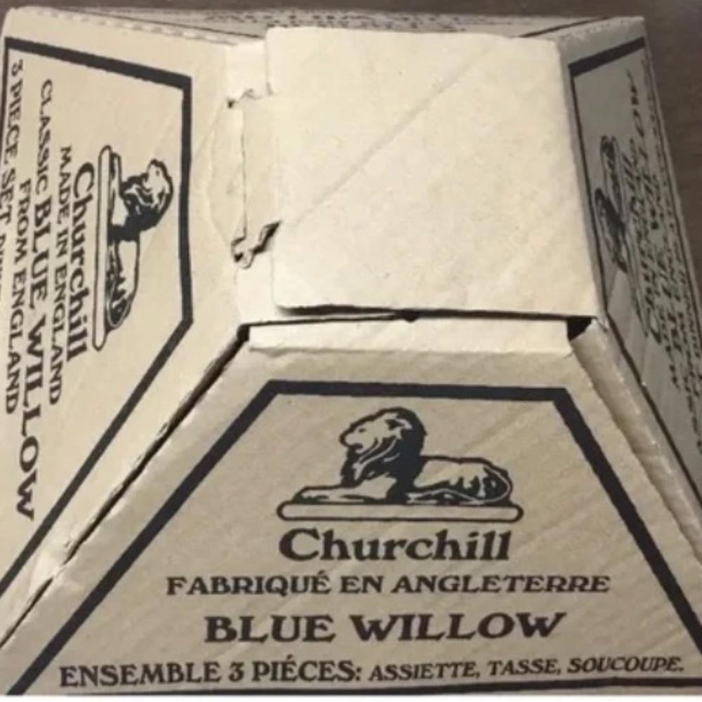 churchhill  blue willow